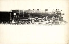 CARTE PHOTO Train Locomotive 