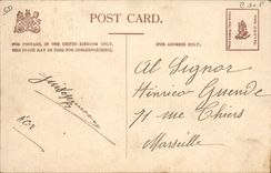 Tren de Roayl del motor del tren de la POSTAL de la VENDIMIA en 1887