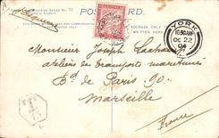 Tren expreso de la cinta escocesa del motor del tren de la POSTAL de la VENDIMIA