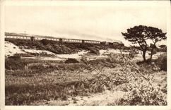 CPA Train Locomotive Chemin de fer du Nord La Fleche d'Or Paris Calais maritime sans arret