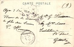 El canal del puente de Agen del motor del tren de la POSTAL de la VENDIMIA en el Garona y la línea del sur de Burdeos tiene esto