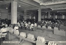 VINTAGE POSTCARD Alcool Bottled Hammers Cognac