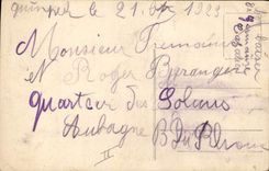 VINTAGE POSTCARD Alcool Children Lives the cider of Brittany Folklore