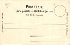 VINTAGE POSTCARD Alcool the cabaret is the enemy of the family Vins Beer Liquors