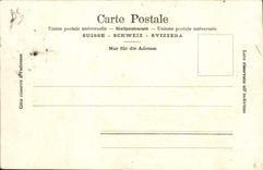 VINTAGE POSTCARD Alcool the beer develops the feelings of fraternity