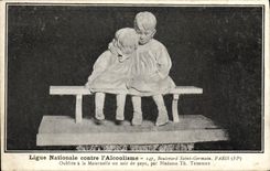 CPA Alcool Ligue nationale contre l'alcoolisme Enfants