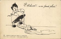 CPA Alcool Enfant Tuberculose