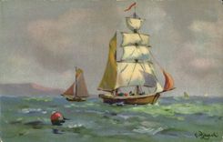 CPA Bateau Voilier 
