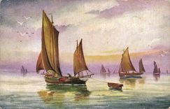 CPA Bateau Voilier 