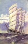 CPA Bateau Voilier Bordes Sebille