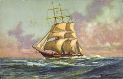 CPA Bateau Voilier 
