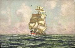 CPA Bateau Voilier 