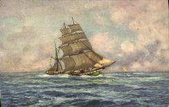 CPA Bateau Voilier 
