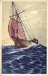 CPA Bateau Voilier Peche 