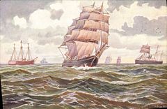 CPA Bateau Voilier 
