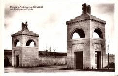 VINTAGE POSTCARD Militaria American Cemetery of Romagna