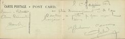 CARTED DOUBLE Militaria Cantine des deux drapeaux pour les permissionnaires Croix Rouge americaine Consigne des bagages
