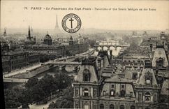 CPA Paris Le panorama des sept ponts