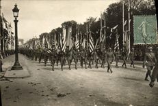 Real photo Militaria Festivals of the victory July 14th, 1919