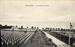 VINTAGE POSTCARD Militaria Thiaucourt American Cemetery