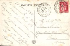 VINTAGE POSTCARD Militaria American Cemetery of Romagna Gone principal and vault