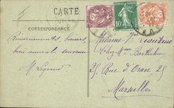 VINTAGE POSTCARD Militaria Surroundings of Verdun Romagna under Montfaucon Entered of the American cemetery