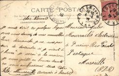 CPA Bateau Guerre Catastrophe du Iena Monsieur Thomson ministre de la marine se rendant a bord du Iena 