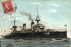 CPA Bateau Guerre Iena Cuirasse