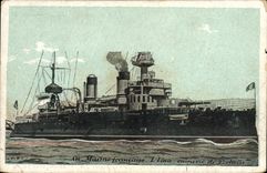VINTAGE POSTCARD Bateau Iena War Armours squadron