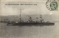 CPA Bateau Guerre Iena Cuirasse