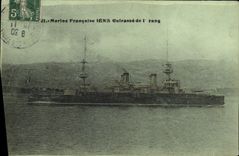 VINTAGE POSTCARD Bateau Iena War Armours 1st rank