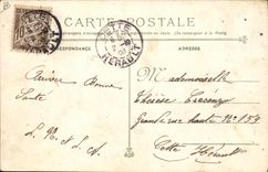 CPA Bateau Guerre Torpilleur Type moderne pendant ses essais a outrance 