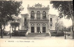 VINTAGE POSTCARD Orange municipal Theater
