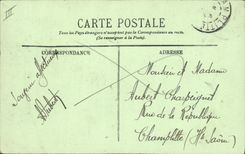 VINTAGE POSTCARD Paris Boulevard Good news and the Theater of the gymnasium