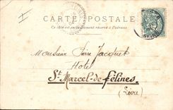 VINTAGE POSTCARD Paris Theater of Odeon