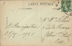 VINTAGE POSTCARD Theater Orleans Coffee of Loiret