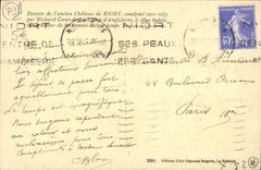 VINTAGE POSTCARD Keep of the old castle of Niort