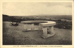 CPA Saint Germain en Laye La Terrasse La table d'orientation