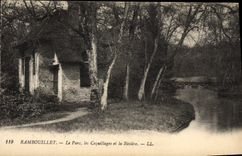 CPA Rambouillet Le Parc les coquillages et la riviere 