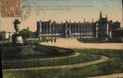 CPA Saint Germain en Laye Le chateau pris du rond point de la terrasse 