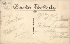 VINTAGE POSTCARD Saint Germain in Bush hammer the castle taken of the round not of the terrace