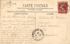 VINTAGE POSTCARD Saint Germain in Bush hammer love and the madness Which occurred Henri II