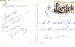 CPM Meulan Coin de Seine et le Petit Pont