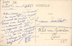 POSTAL Montfort Amaury de la VENDIMIA la prisión del interior del Saint Pierre de la iglesia