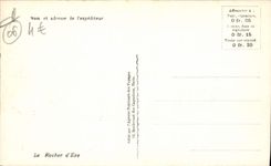 POSTAL de la VENDIMIA la roca de Eze