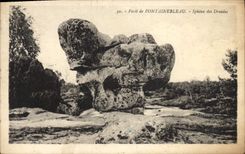 CPA Foret de Fontainebleau Sphinx des druides