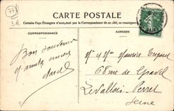 VINTAGE POSTCARD Palate of Fontainebleau the Cave of the Pines