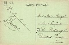 CPA Palais de Fontainebleau Vue Sur la Tour Denecourt