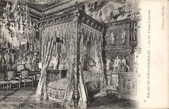 CPA Palais de Fontainebleau Le lit d'Anne d'Autriche