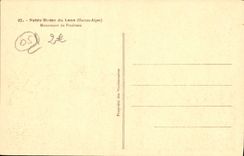 VINTAGE POSTCARD Notre Dame Of Laus Monument of Pindreau